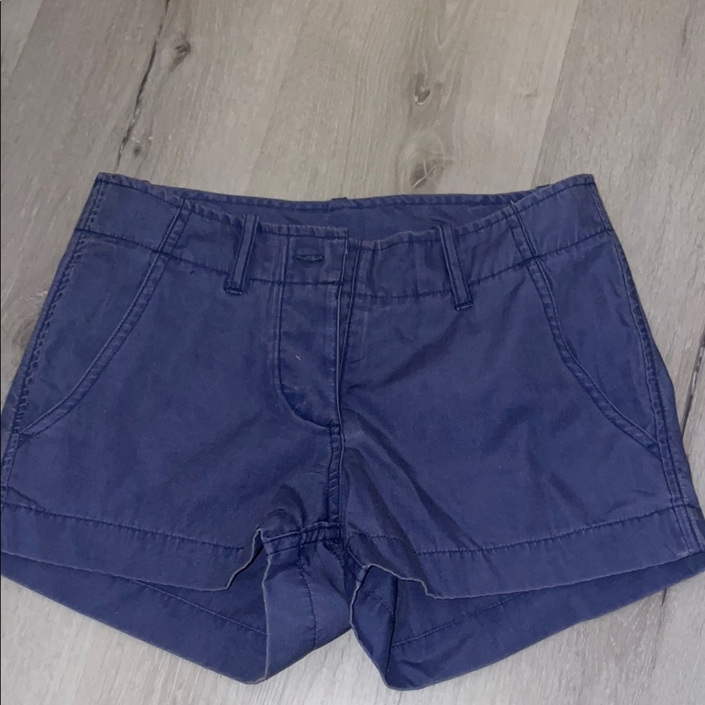 Faherty Blue Cargo Shorts with Elastic Waistband
